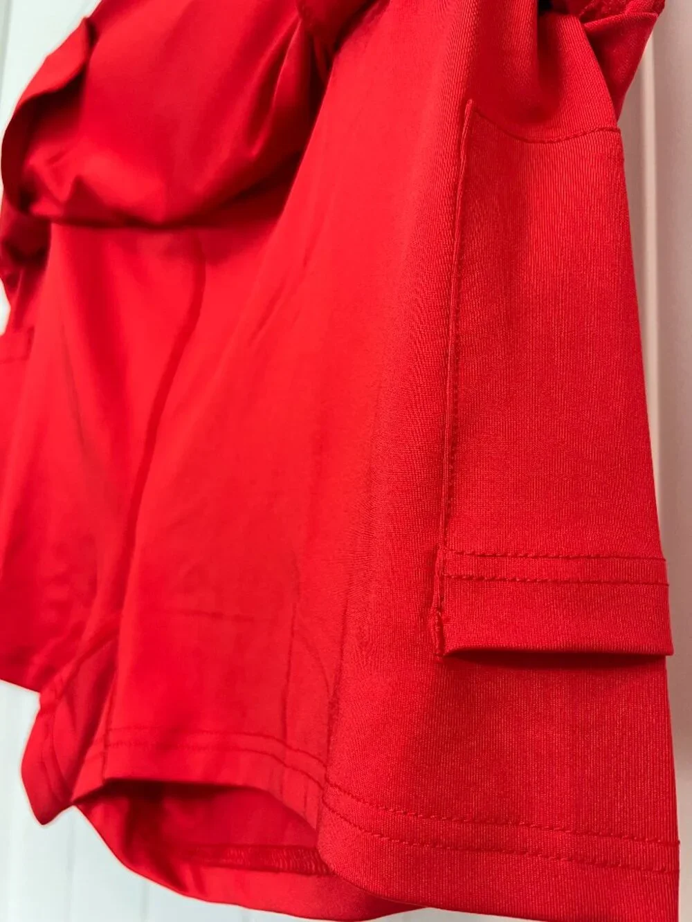 Coorun XL Red Athletic Skort NWT Tennis Golf Running Skirt with Pockets - Picture 3 of 10